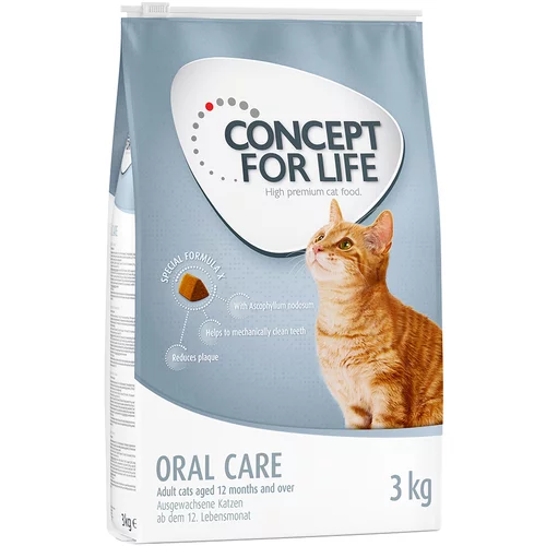 Concept for Life 10 kg / 9 kg po posebni ceni! - Oral Care 3 x 3 kg