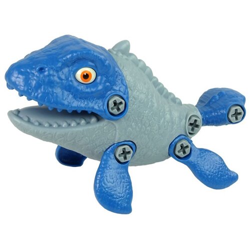  Dinosaur Mosasaur s jajetom i dodacima plavi Slike