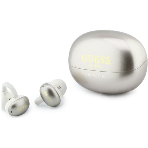 Guess OWS brezžične Bluetooth slu&scaron;alke Metallic Finish Electroplated Parts Classic Logo - zlata - GUTWSOL3MEGD Cene