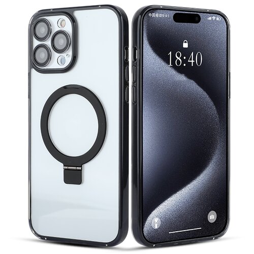 INF Stojalo, odporno na udarce. Za&amp;scaron;čitna torbica za telefon za iPhone Black iPhone 15 Pro Max, (21521850) Slike