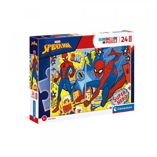 Clementoni Marvel: Spiderman Supercolor Maxi puzzle 24kom - Cene