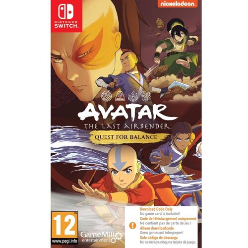  Switch Avatar The Last Airbender Quest for Balance (Code in a Box) Cene