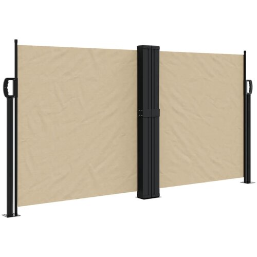Maison Chic Zložljiva stranska tenda - Senčniki bež 120x600 cm, (22041686) Slike