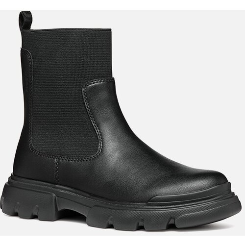 Geox Black Girls Ankle Boots Junette - Girls Slike