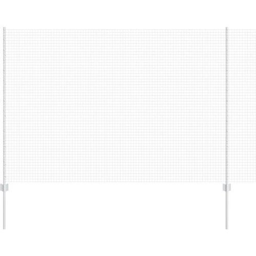 vidaXL zavarena žičana ograda s 22 U postova srebrne boje 1.6x25 m čelik Cene