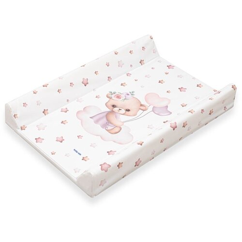 Baby Mix Podloga za previjanje medo stars pink Slike