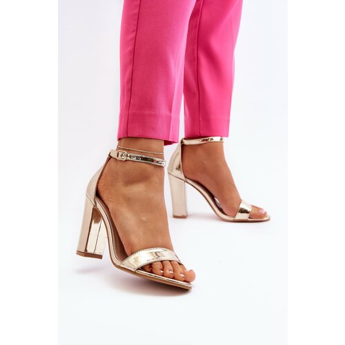 Kesi Gold Thakko high-heeled sandals Slike