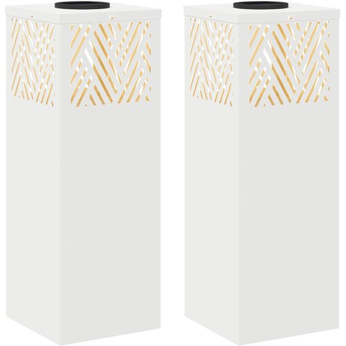  Solarna LED svjetlost za stazu 2 pcs Bijelo Slike