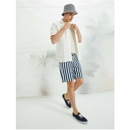 Koton Striped 5-Pocket Shorts