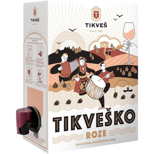 Tikve&amp;scaron; Roze vino TIKVE&amp;Scaron; bag in box 3l Slike