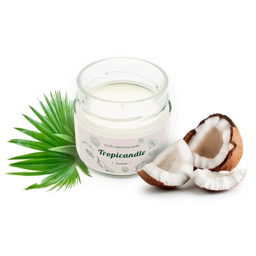 Tropicandle Coconut di&amp;scaron;eča sveča 150 ml Slike