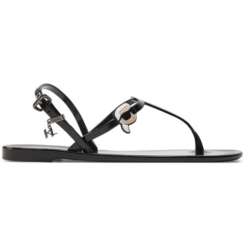 Karl Lagerfeld Sandali KL80002N Black Rubber V00 Slike