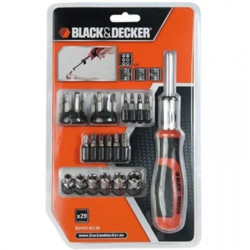  BLACK&amp;amp;DECKER Set odvijača 29 delova BDHT0-62130V Slike