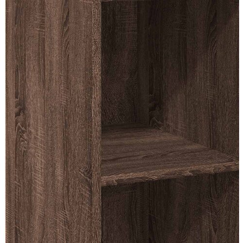  Visoka komoda boja hrasta 40x41x124 cm od konstruiranog drva Slike