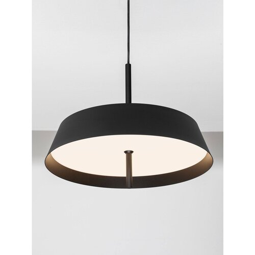 Nova Luce Mat crna LED viseća svjetiljka aluminijska s mogućnosti zatamnjivanja &amp;oslash; 45 cm Velio &amp;ndash; Slike