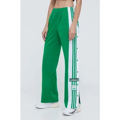 Adidas Donji dio trenirke Adibreak Pant boja: zelena, s uzorkom, IP0616