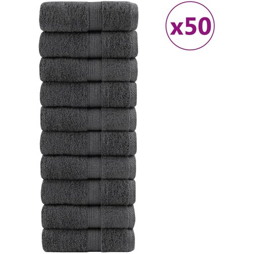 Premium ručnici za pranje SOLUND 50 kom antracit 30x30 cm 600 g/m² Cene