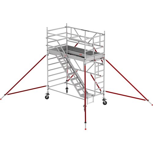 Altrex Oder s stopnicami RS TOWER 53, širok, Fiber-Deck®, dolžina 1,85 m, delovna višina 4,20 m Cene