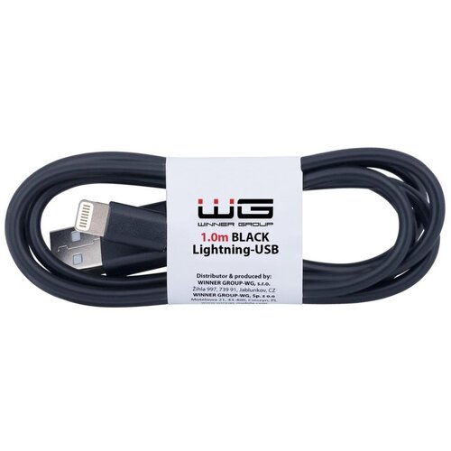 Winner Group - USB kabl Lightning / USB-A 1m crne boje Cene