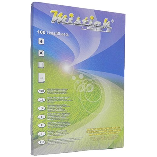 Olimp Sport Nalepnice Mistick/White A4/102 30x15 Cene