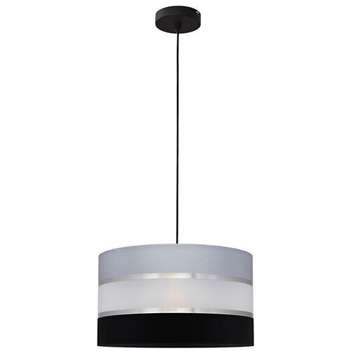  Luster na sajli HELEN 1xE27/15W/230V, prečnik 35 cm, crna/siva/srebrna Cene
