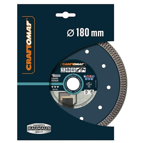 CRAFTOMAT Diamantna rezalna plo&scaron;ča za keramiko Ceramic Premium (Premer diska: 180 mm, Izvrtina: 22,23 mm) Cene