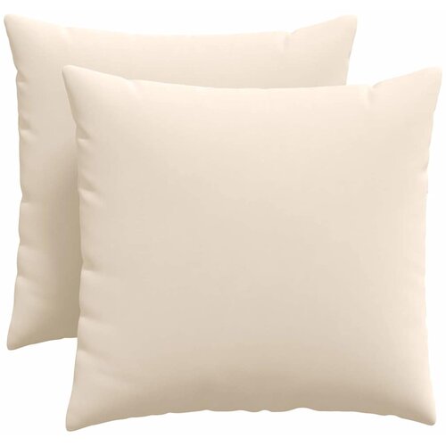  Jastučići za sofu 2 pcs Bež 50 x 50 cm tkanina Slike