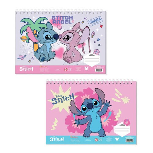 DIAKAKIS Blok za crtanje LILO&STICH ANGEL 40L 23x33cm + naljepnice 565857 Cijene