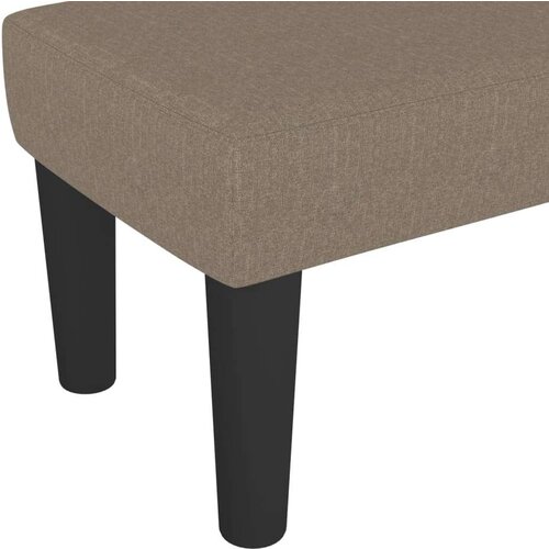  Klupa smeđesiva 70 x 30 x 30 cm od tkanine Slike