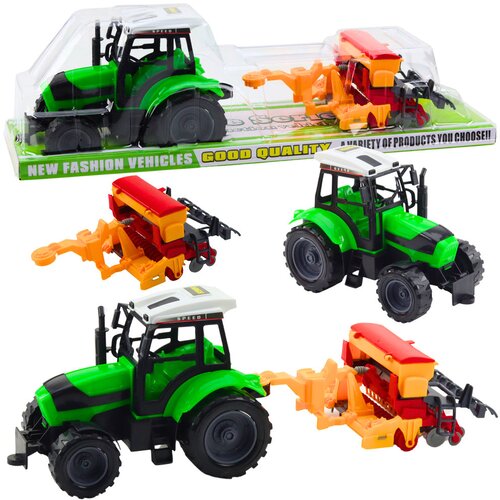  Set of Tractor Farm Tractor with Seeder Farm Machine Cene