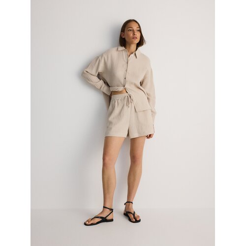 Reserved LADIES` SHORTS - bež Cene