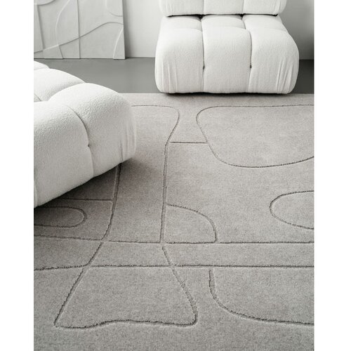 Agnella Svijetlo sivi vunen tepih 200x300 cm Morphic &amp;ndash; Slike