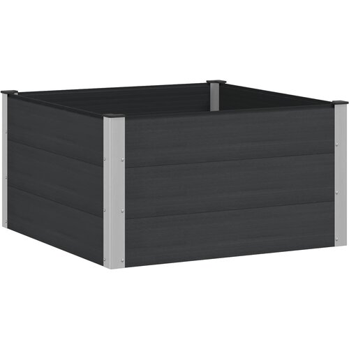  Vrtna visoka greda Črna 100 x 100 x 54 cm, (5000287683) Cene