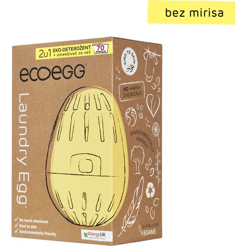 Eco Egg Eco Egg deterdžent za veš, bez mirisa 70 pranja Cene