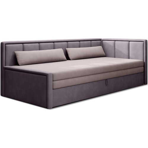 ELTAP Ružičasta sklopiva/s prostorom za odlaganje sofa od šenila 214 cm Fulgeo – Cijene