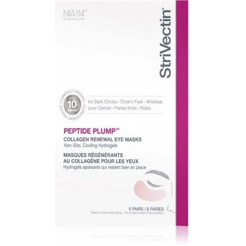 StriVectin Peptide Plump&trade; Collagen Renewal Eye Mask hidrogel maska za predel okoli oči 6 par Cene
