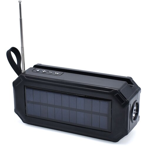 T&amp;amp;g TG612 Bluetooth zvučnik, Solarni, Crni Slike