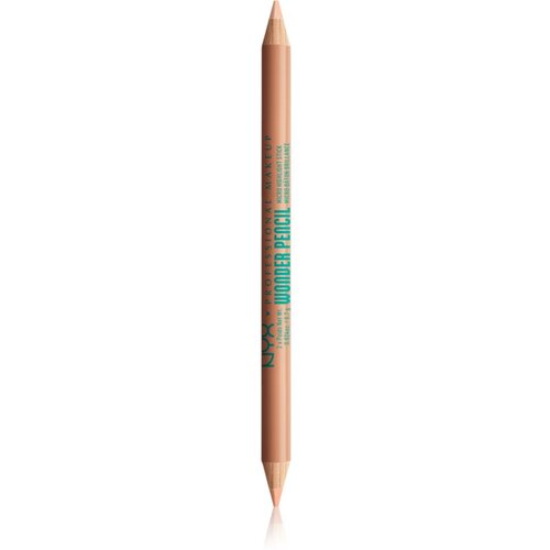 NYX Professional Makeup Wonder Pencil obojestranski svinčnik za oči odtenek 03 Medium Peach 2x0,7 g Slike