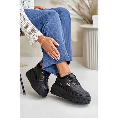 Kesi Women&amp;#039;s Sneakers Insulated On Solid Sole Black Verissha Slike