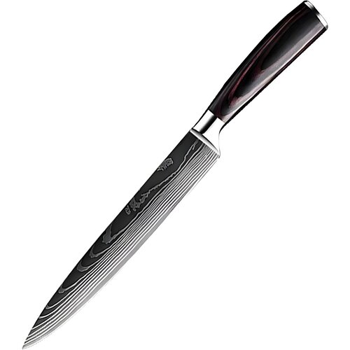 IZMAEL Kuhinjski nož BL-38113 - Slicer / Črna / Rjava Cene