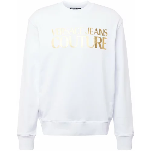 Versace Jeans Couture Sweater majica zlatna / bijela