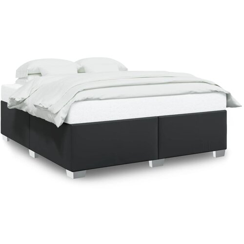VidaXL Okvir za krevet crni 200x200 cm od umjetne kože Slike