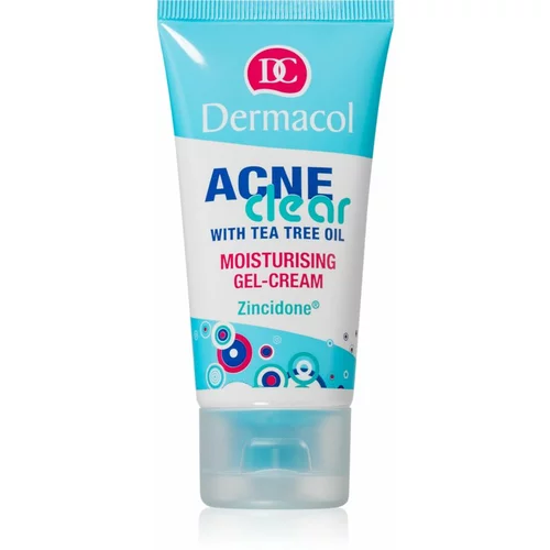 Dermacol Acne Clear hidratantna gel-krema za problematično lice, akne 50 ml