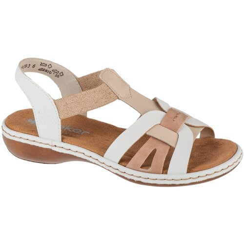 Rieker &amp;Scaron;portni sandali Sandals Bela Slike