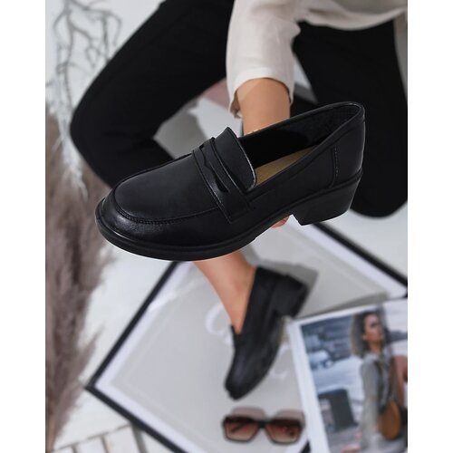 Resti Women's moccasins in black Nasanna- Footwear Cene