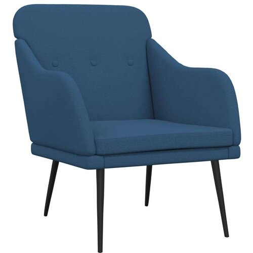 vidaXL Fotelja plava 63 x 76 x 80 cm od tkanine - Plava 1 Cene