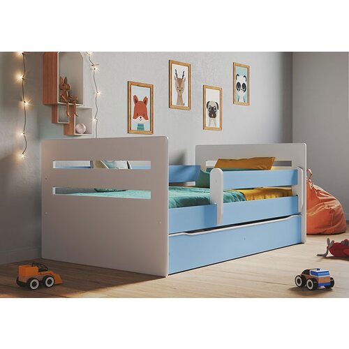 HAPPYKIDS OTRO�KA POSTELJA TED 180X80 (VE� BARV)-Bela/Modra Cene