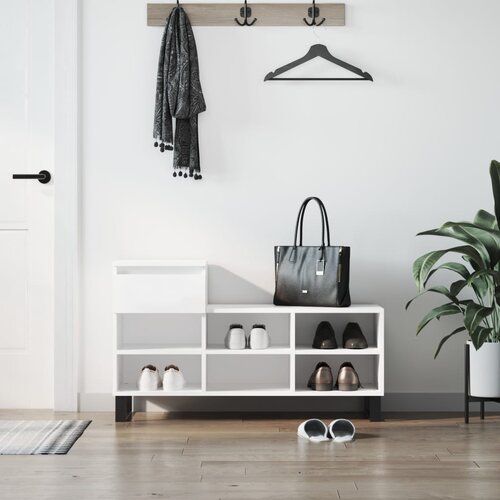  The Living Store Omarica za čevlje bela 102x36x60 cm inženirski les - Omarica Za Čevlje, (21485552) Cene