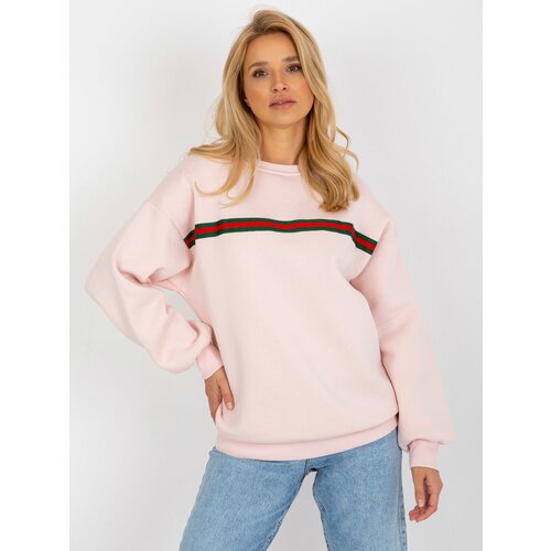 Fashion Hunters Light pink oversize hoodie Slike