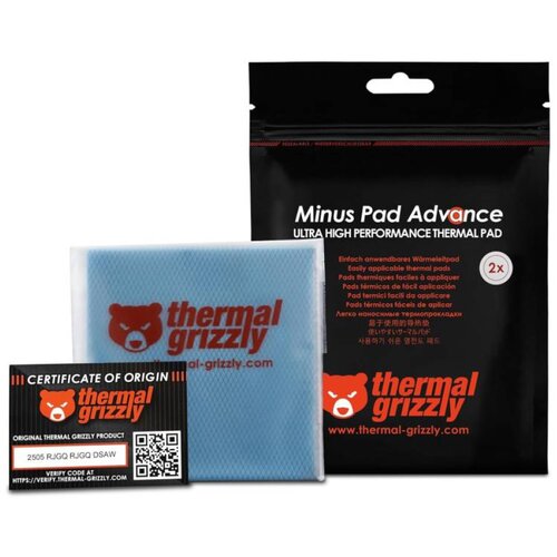 Thermal Grizzly Thermal Pad Minus Pad Basic 100x100 2mm 2Pcs Cene